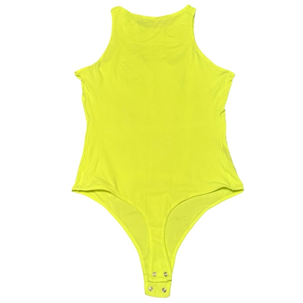 NWOT Skims Fits Everybody Neon Yellow Bodysuit - Picture 4 of 9